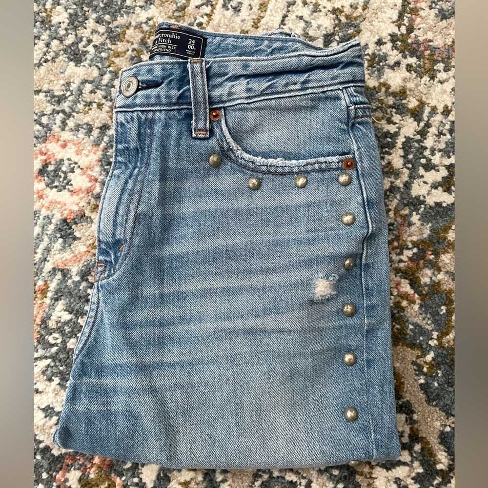 Abercrombie & Fitch annie high rise girlfriend jeans